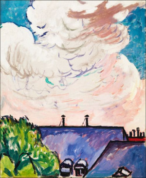 Clouds, Henry Lyman Sayen - plakat 59,4x84,1 cm