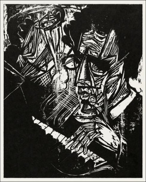 Composer Klemperer, Ernst Ludwig Kirchner - plakat 59,4x84,1 cm