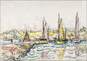 Concarneau, Paul Signac - plakat 100x70 cm
