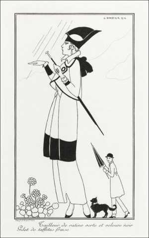 Costumes Parisiens, George Barbier - plakat 59,4x84,1 cm
