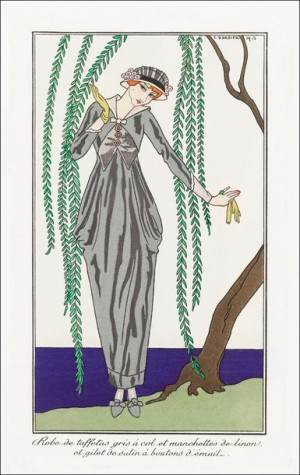 Costumes Parisiens, George Barbier - plakat 70x100 cm