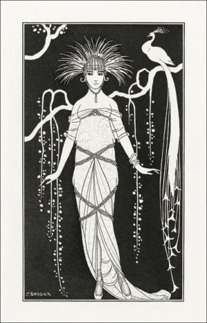 Costumes Parisiens, George Barbier - plakat 59,4x84,1 cm