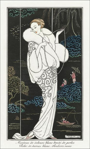 Costumes Parisiens, No.112: Manteau de velours from Journal des Dames et de