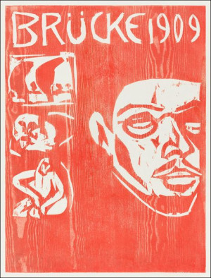 Cover of the Fourth Yearbook of the Artist Group the Brucke, Ernst Ludwig K