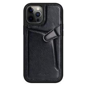 Case elastyczne pancerne etui Apple iPhone 12 Pro Max Nillkin Czarny