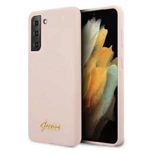 Guess  różowy/pink hard case  Samsung Galaxy S21 Plus Guess Różowy