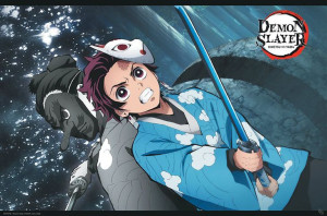 Demon Slayer Tanjiro i Urukodaki - plakat 91,5x61 cm