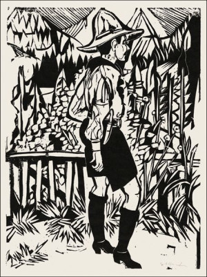Der Pfadfinder, Ernst Ludwig Kirchner - plakat 29,7x42 cm