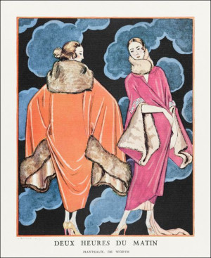 Deux heures du matin, George Barbier - plakat 40x50 cm