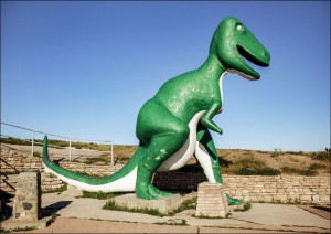 Dinosaur Park in Rapid City, South Dakota, Carol Highsmith - plakat 60x40 c