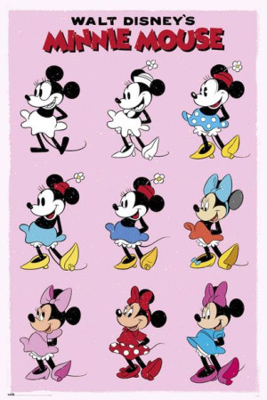 Disney Myszka Minnie Mouse - plakat 61x91,5 cm