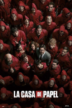 Dom z Papieru La Casa De Papel Guerra - plakat 61x91,5 cm