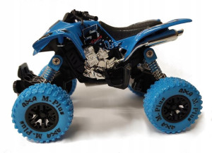 Quad 4x4 - metalowy - kol. Niebieski