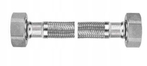 Wąż wężyk w oplocie N-N 3/8 x 3/8 50 cm