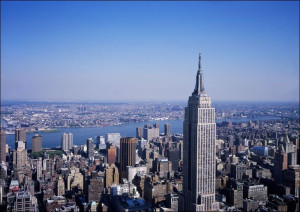 Empire State Building view of New York City, Carol Highsmith - plakat 40x30