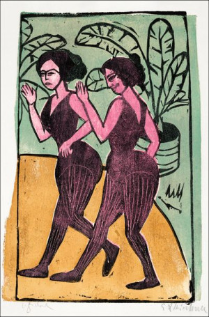 English Step Dancers, Ernst Ludwig Kirchner - plakat 40x60 cm