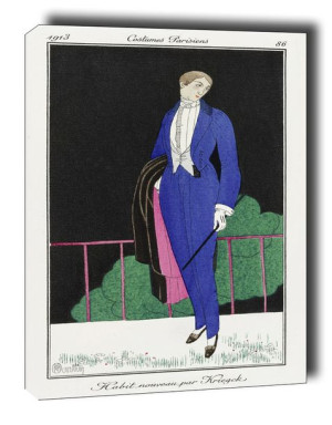 Habit nouveau par Kriegck - obraz na płótnie 40x60 cm