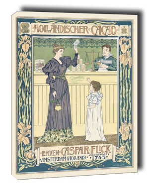 Höllandischer Cacao - obraz na płótnie 50x70 cm