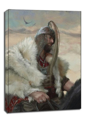 Jeździec - obraz na płótnie 50x70 cm