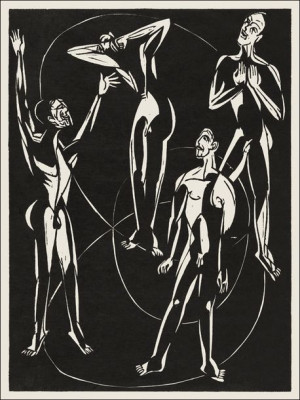 Feelings, Ernst Ludwig Kirchner - plakat 29,7x42 cm