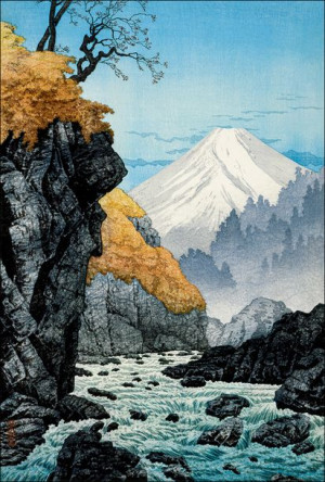 Foot of Mount Ashitaka, Hiroaki Takahashi - plakat 60x80 cm
