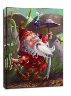Krasnoludek - obraz na płótnie 90x120 cm