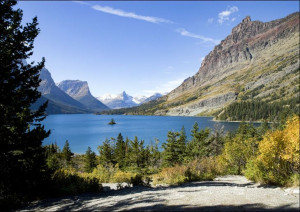 Glacier National Park, Montana., Carol Highsmith - plakat 80x60 cm