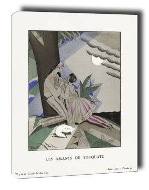 Les amants de torquate - obraz na płótnie 90x120 cm