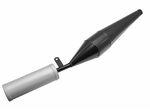 Tłumik Simson Sport S51 Hun Srebrny Dyfuzor