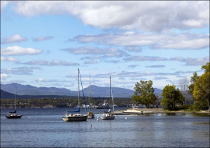 Harbor near Charlotte, Vermont, Carol Highsmith - plakat 59,4x42 cm