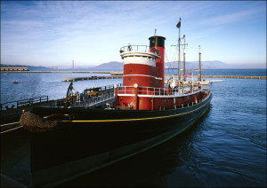 Hercules ship at the Hyde Street Pier in San Francisco, California., Carol