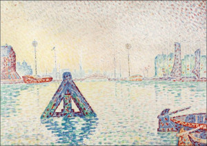 In Holland–The Buoy, Paul Signac - plakat 84,1x59,4 cm