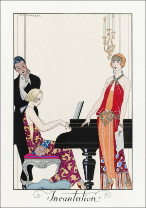 Incantation: France XXe siècle, George Barbier - plakat 60x80 cm