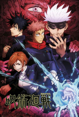 Jujutsu Kaisen Bohaterowie - plakat 61x91,5 cm