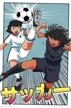 Kapitan Jastrząb Captain Tsubasa - plakat 61x91,5 cm