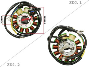 Aparat Zapłonowy Stator Cg 200/250cc 11 Cewek