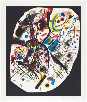 Kleine Welten III, Wassily Kandinsky - plakat 20x30 cm