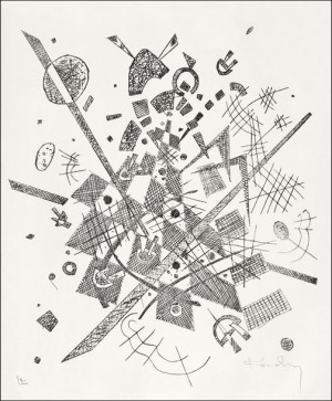 Kleine Welten IX, Wassily Kandinsky - plakat 20x30 cm