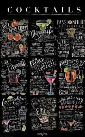 Koktajle i Drinki - plakat 61x91,5 cm