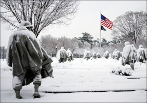 Korean War Memorial located in Washington D.C.’s West Potomac Park, Carol H
