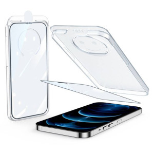 Joyroom szkło hartowane z zestawem montażowym do iPhone 13 Pro Max 6.7" prz