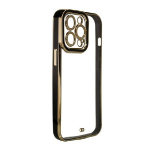 Fashion Case etui do Samsung Galaxy A13 5G żelowy pokrowiec ze złotą ramką