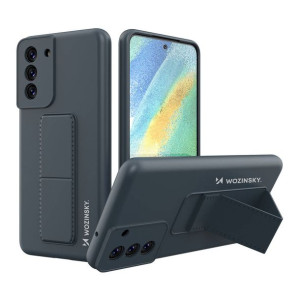 Wozinsky Kickstand Case silikonowe etui z podstawką etui Samsung Galaxy S21