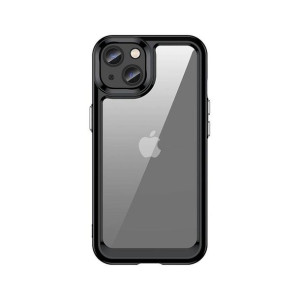 Outer Space Case etui do iPhone 13 sztywny pokrowiec z żelową ramką czarny