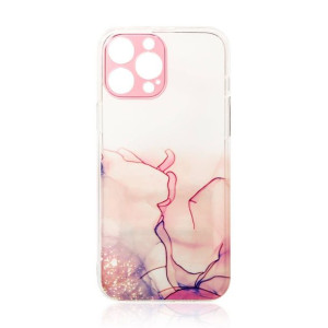 Marble Case etui do Samsung Galaxy A13 5G żelowy pokrowiec marmur różowy