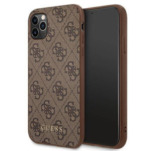 Oryginalne Etui IPHONE 11 PRO Guess Hard Case 4G Metal Gold Logo (GUHCN58G4