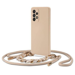 Etui SAMSUNG GALAXY A53 5G Tech-Protect Icon Chain beżowe