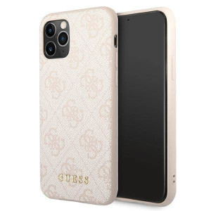 Oryginalne Etui IPHONE 11 PRO Guess Hard Case 4G Metal Gold Logo (GUHCN58G4
