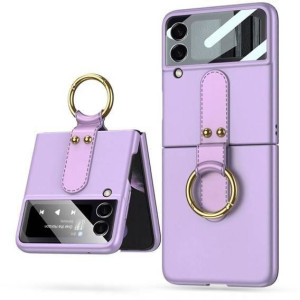 Etui GALAXY Z FLIP 4 Tech-Protect Icon Ring fioletowe