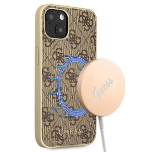 Oryginalne Etui IPHONE 13 Guess Hard Case 4G Collection Magsafe (GUHMP13MG4